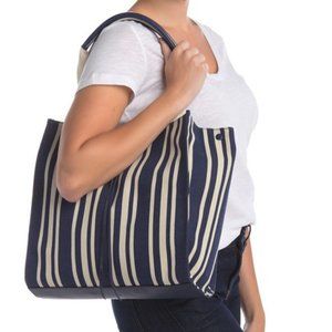 Rebecca Minkoff Darren Tote Navy Stripe NWT